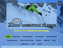 Tablet Screenshot of hammerhead-telemark.de